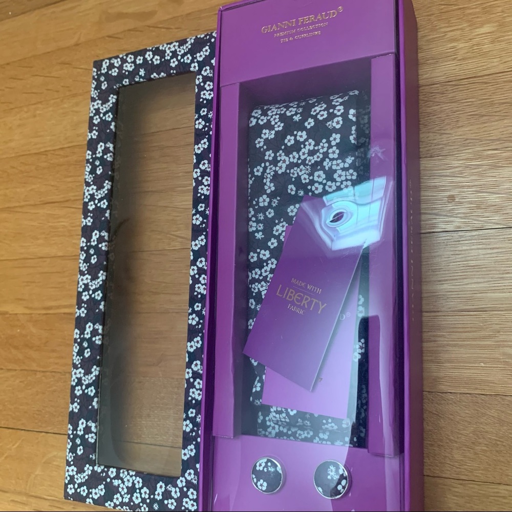 Gianni Feraud Tie and Cuff Links Set